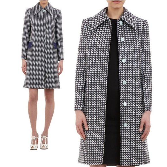 NEW CARVEN tweed coat size 36